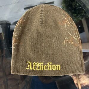 Affliction Brown Beanie